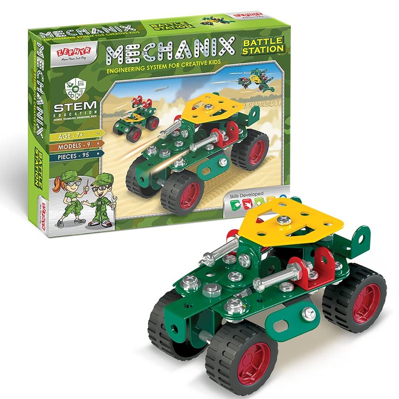 ZEPHYR Mechanix Battle Station Building Set for Kids - Image 1